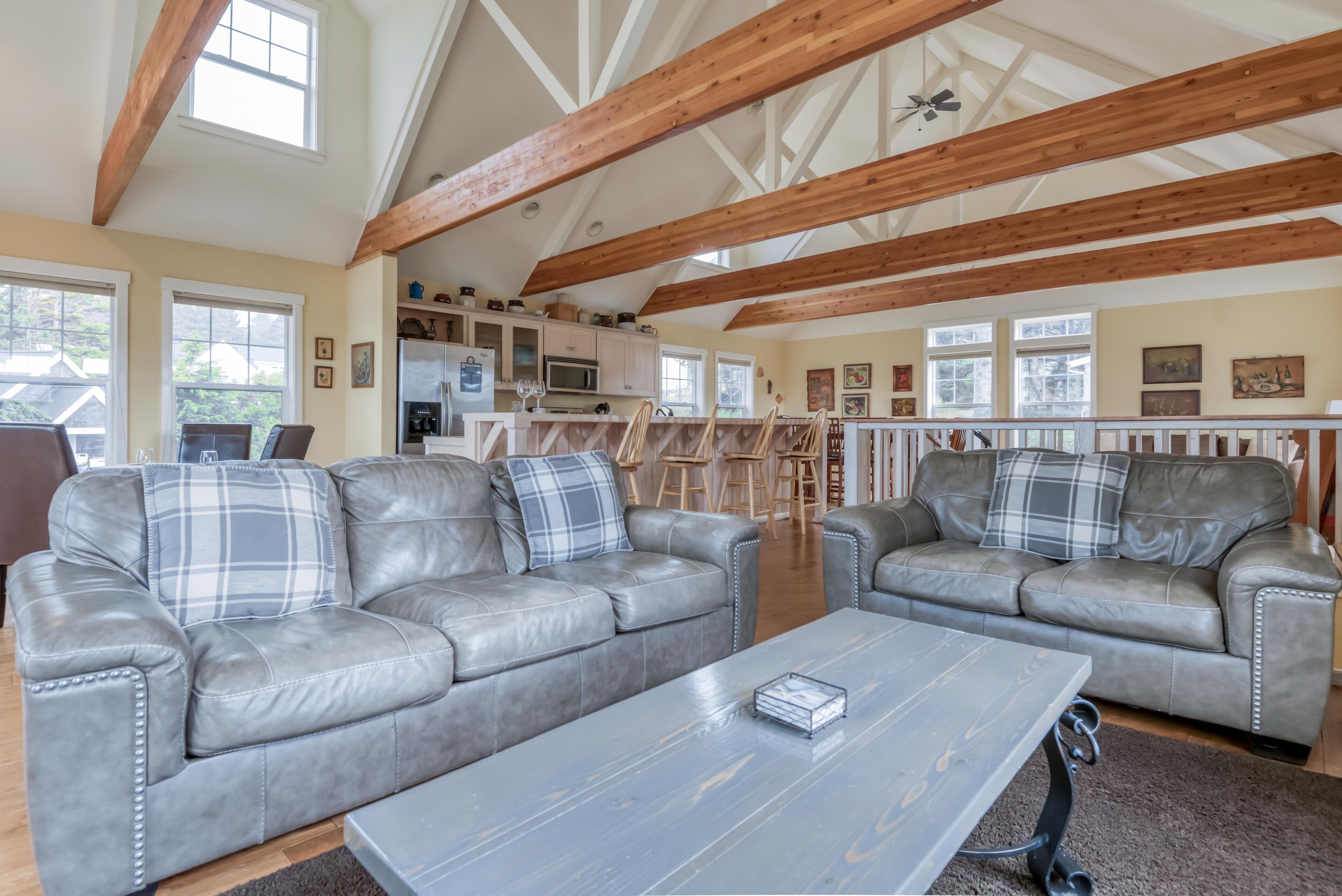 Roads End Home with King Suite, Garage Game Room, and Fantastic Upper-Level Grea