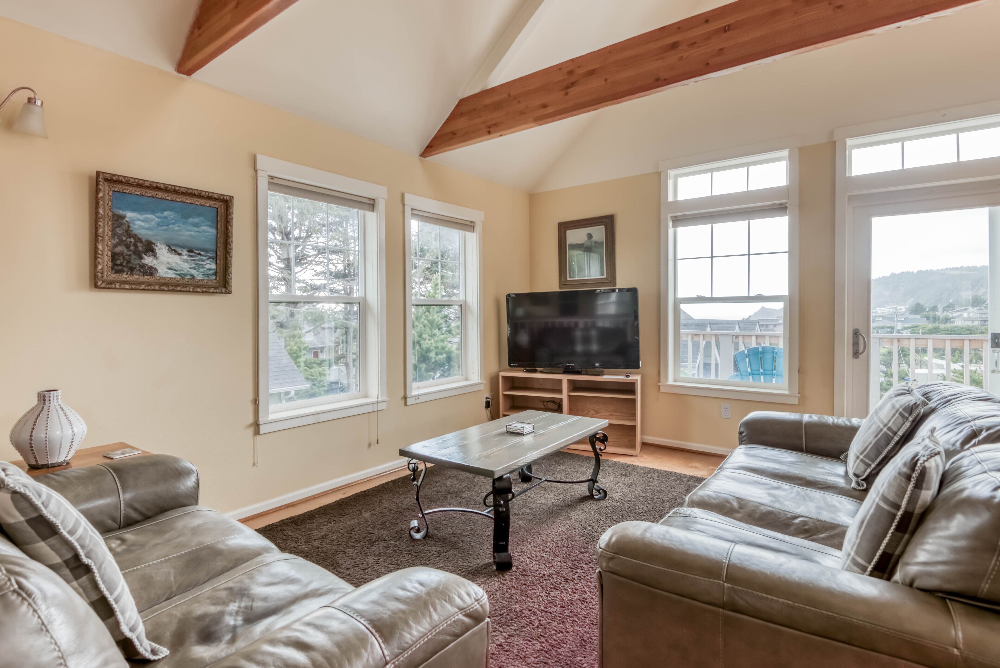 Roads End Home with King Suite, Garage Game Room, and Fantastic Upper-Level Grea