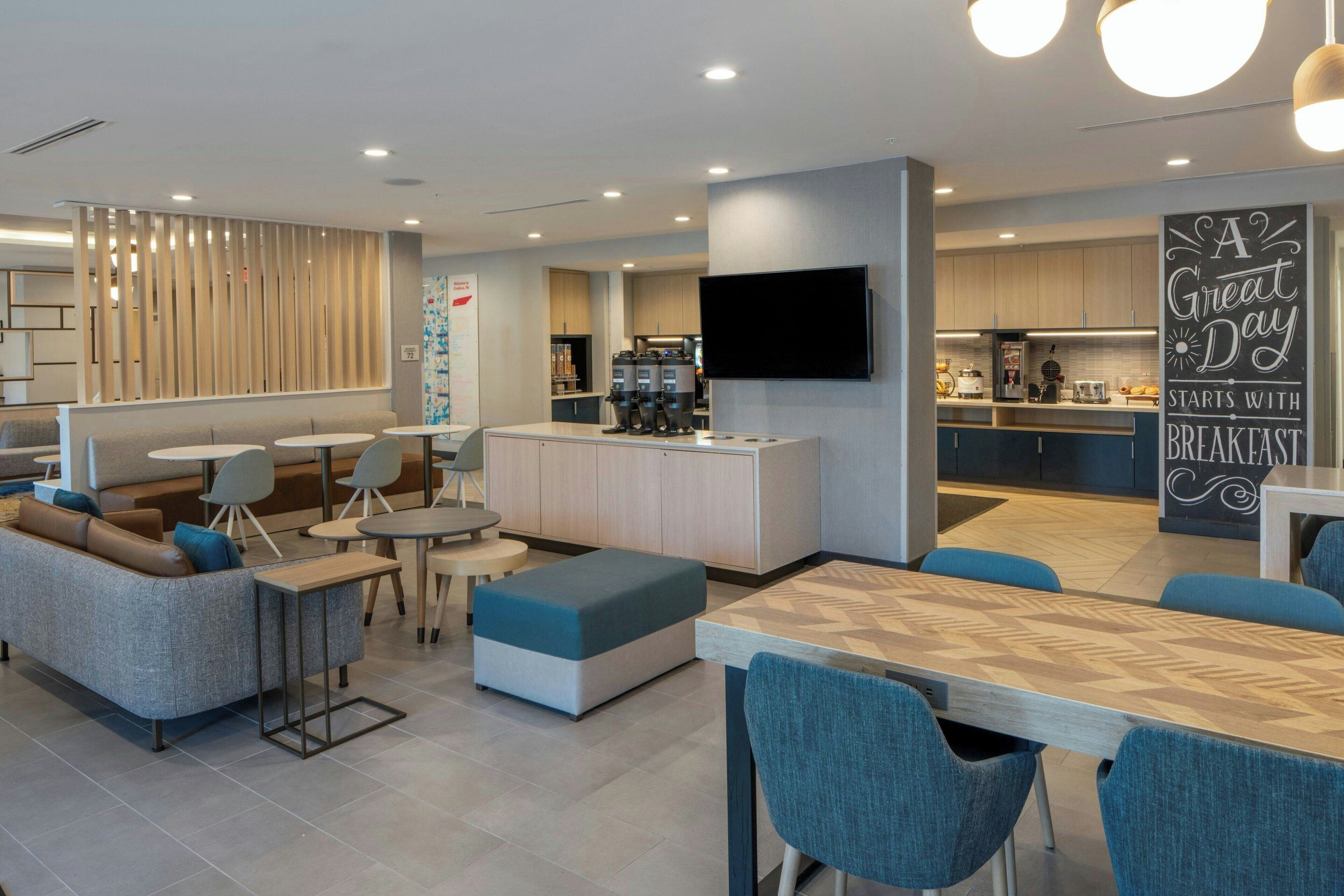 Free daily full breakfast 