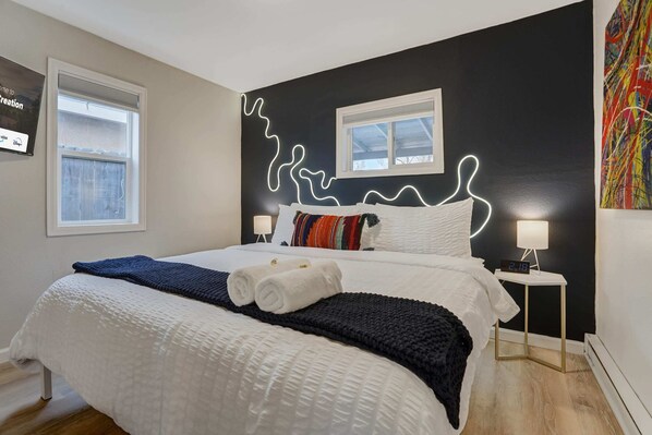 1 chambre, fer et planche à repasser, lit parapluie, Wi-Fi