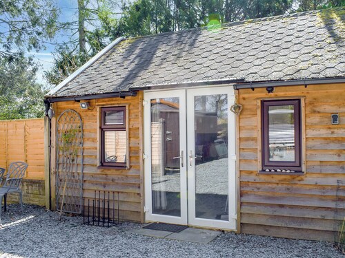 A lovely, romantic, cosy and intimate lodge.