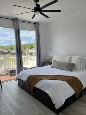 4 bedrooms, iron/ironing board, travel crib, WiFi