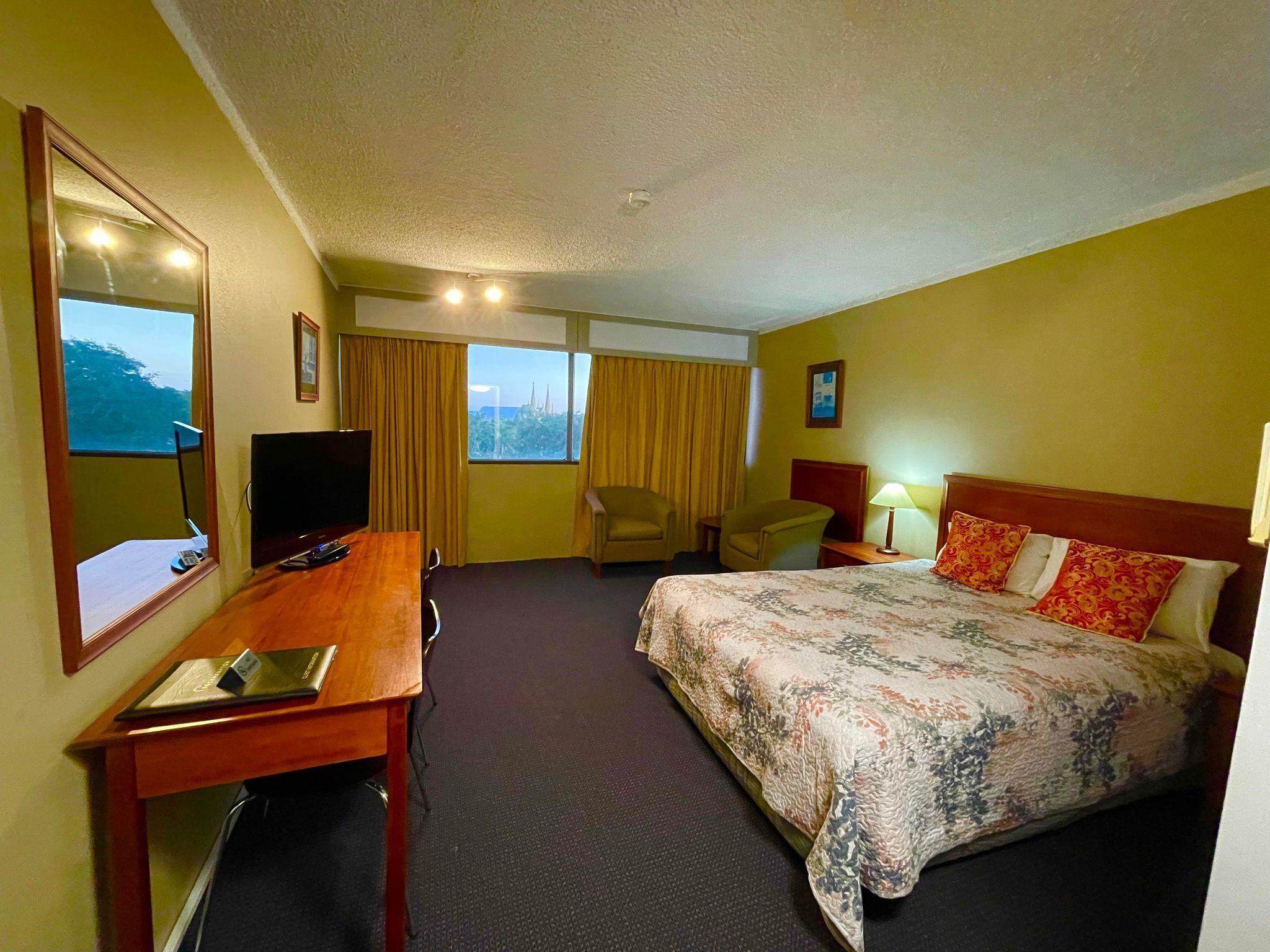 family quadruple room | free minibar items, individually furnished, desk, laptop workspace