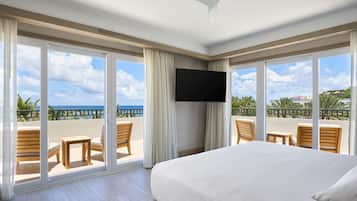 Ropa de cama de alta calidad y minibar