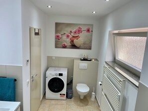 Towels, soap, toilet paper
