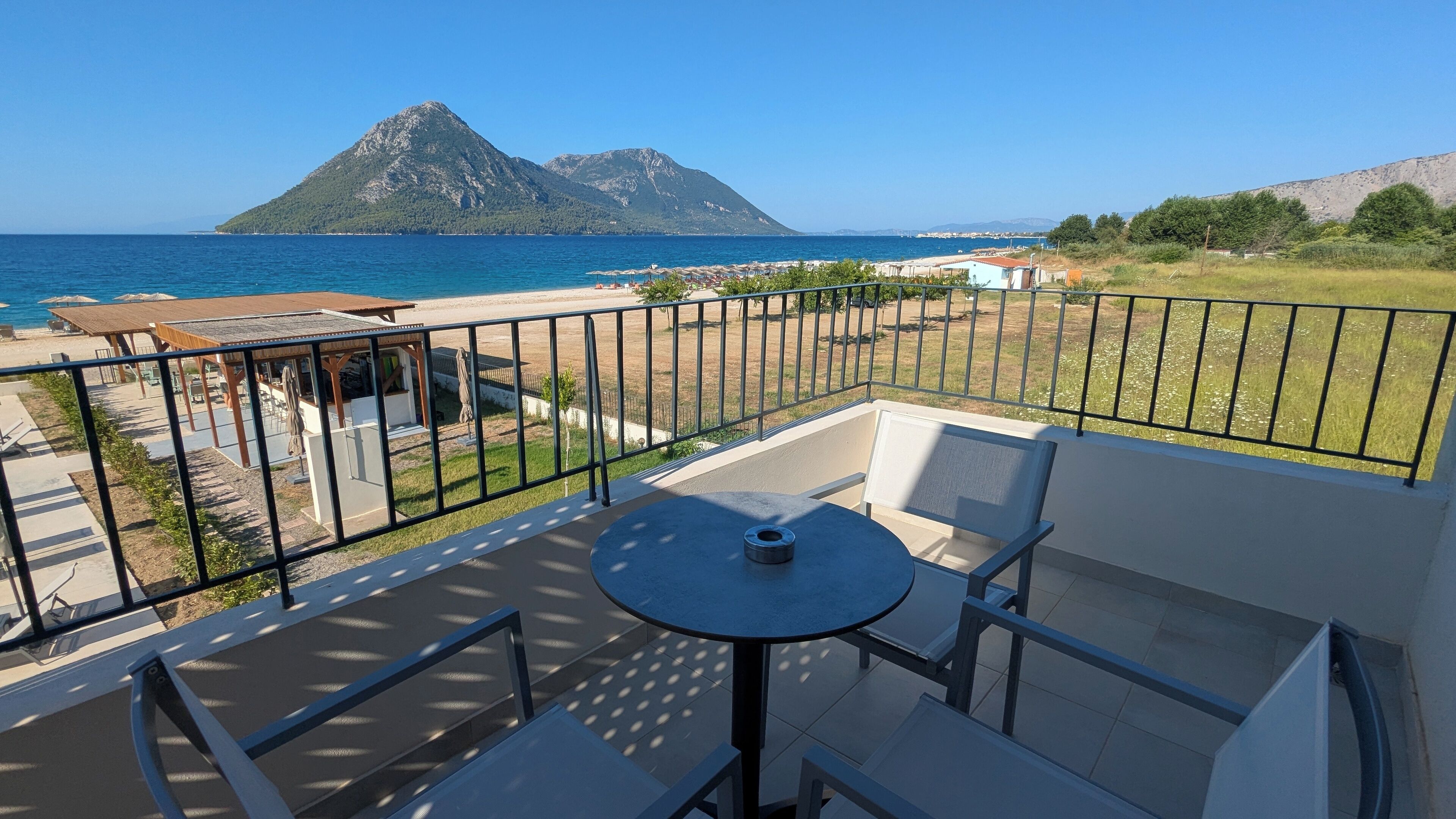 Double Room | Superior Pool & Sea Front | Balcony view