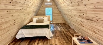 NEW A-Frame Stay Awhile near Mammoth Cave National Park & <1 mi to Nolin Lake!
