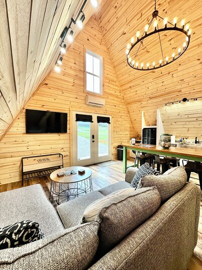 NEW A-Frame Stay Awhile near Mammoth Cave National Park & <1 mi to Nolin Lake!