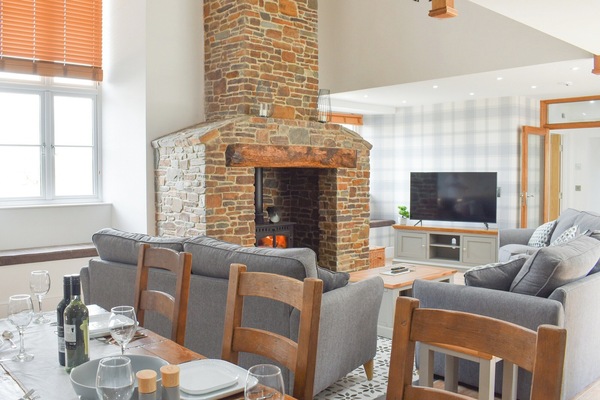 Living room/dining room | The Old Broadley Chapel, Lewdown, near Launceston