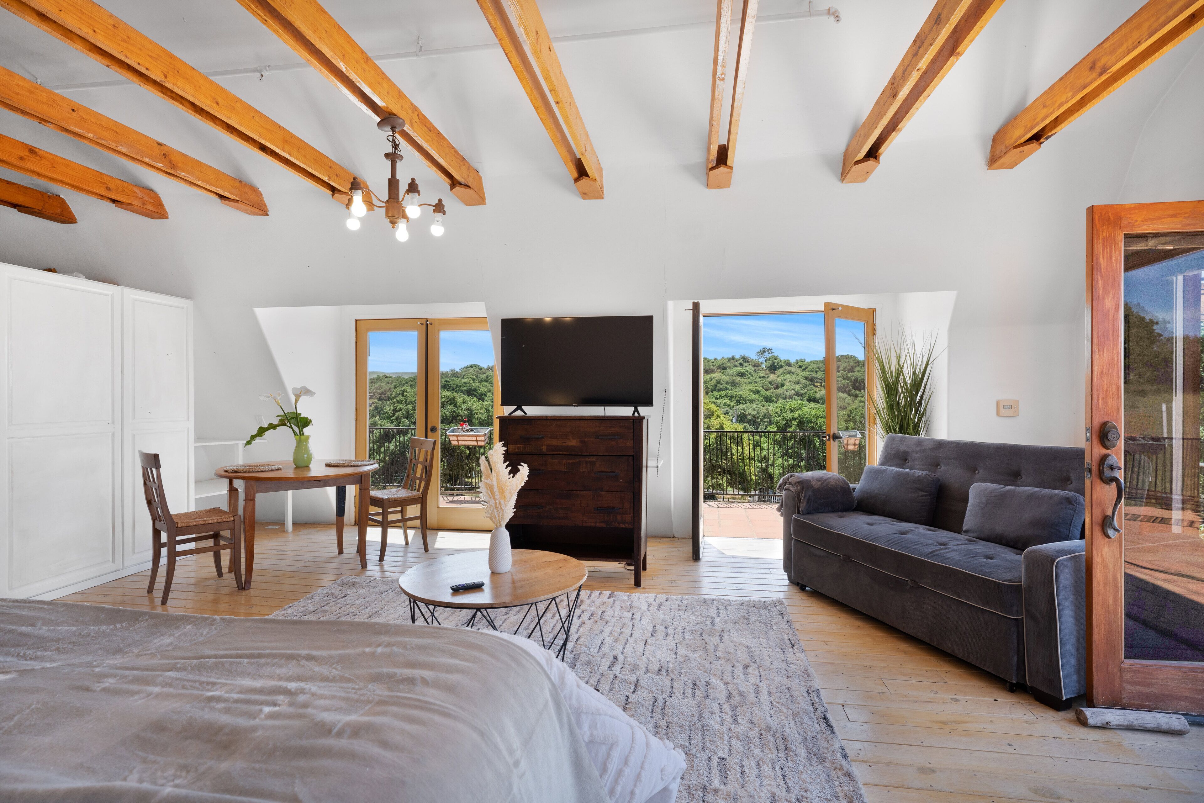 Farm stay with hot tub