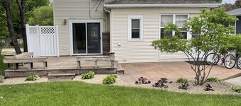 House close to Pine Lake and bike trails.