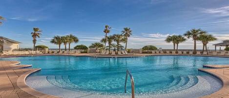 Indoor pool, a heated pool