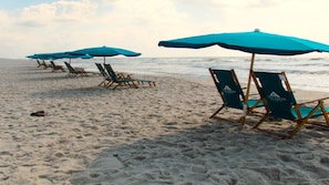 On the beach