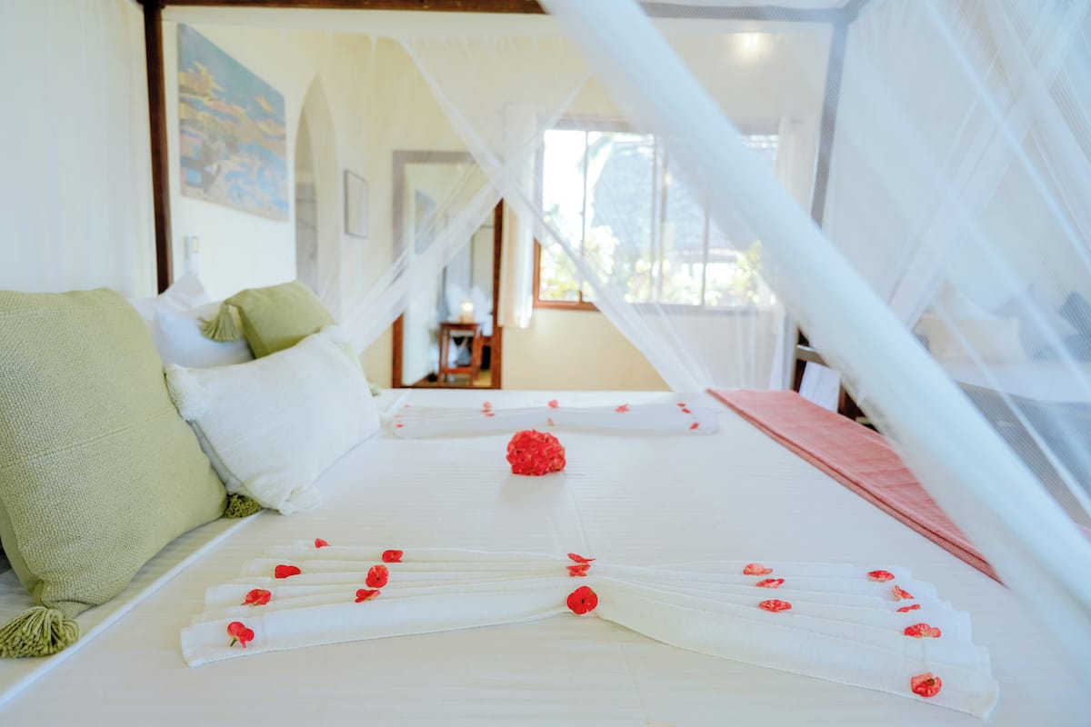 Moja - Luxury Double or Twin Room, Terrace, Ocean and Garden Views | Premium bedding, down comforters, in-room safe, desk