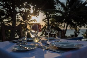Couples dining