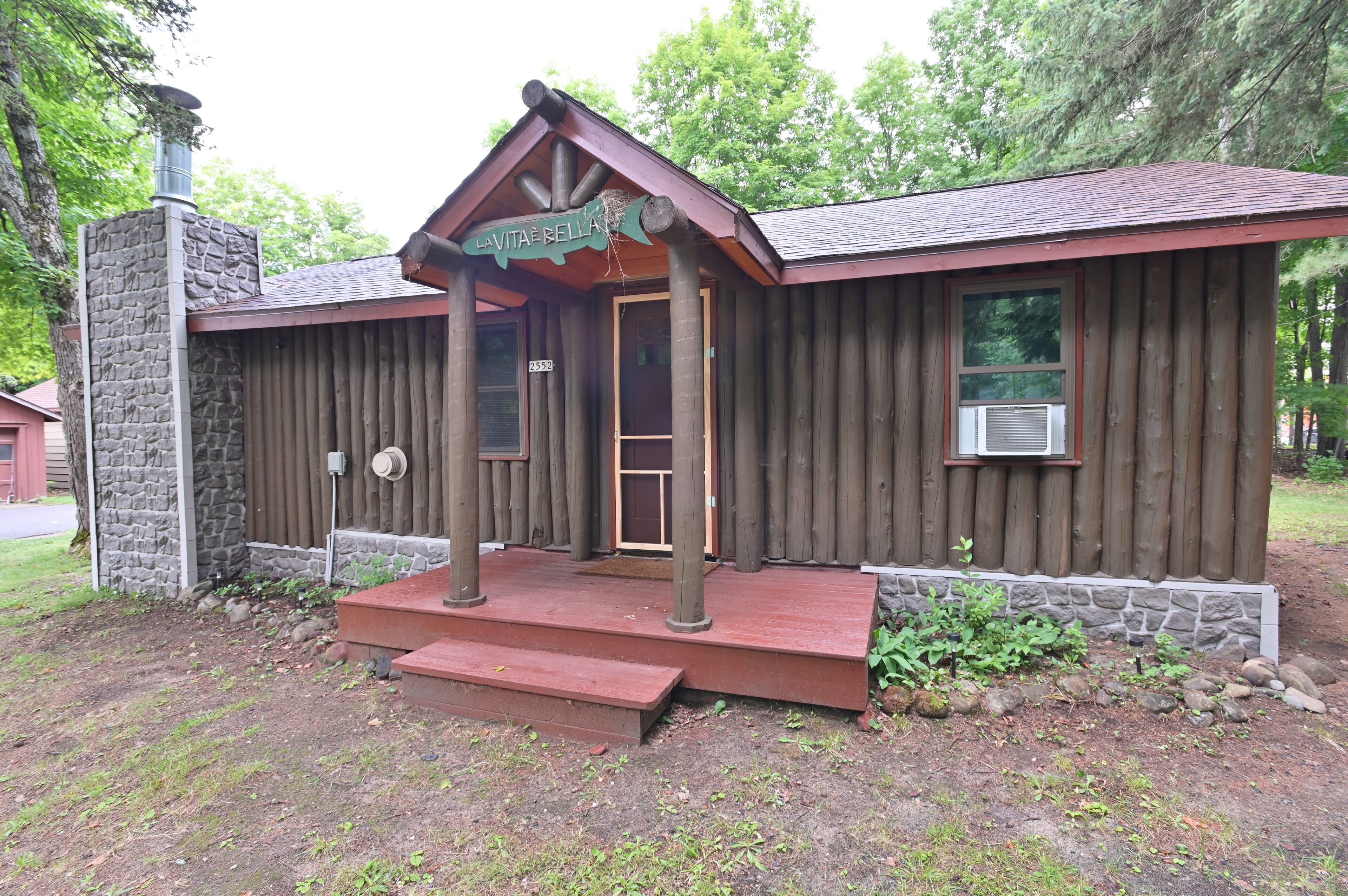 Front of cabin