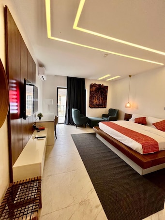 Caja de seguridad en la habitación y wifi gratis . Luxor Apartments