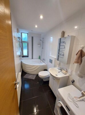 Hair dryer, towels, soap, shampoo - Riga Urban Apartments - feels like home! (Rīga)