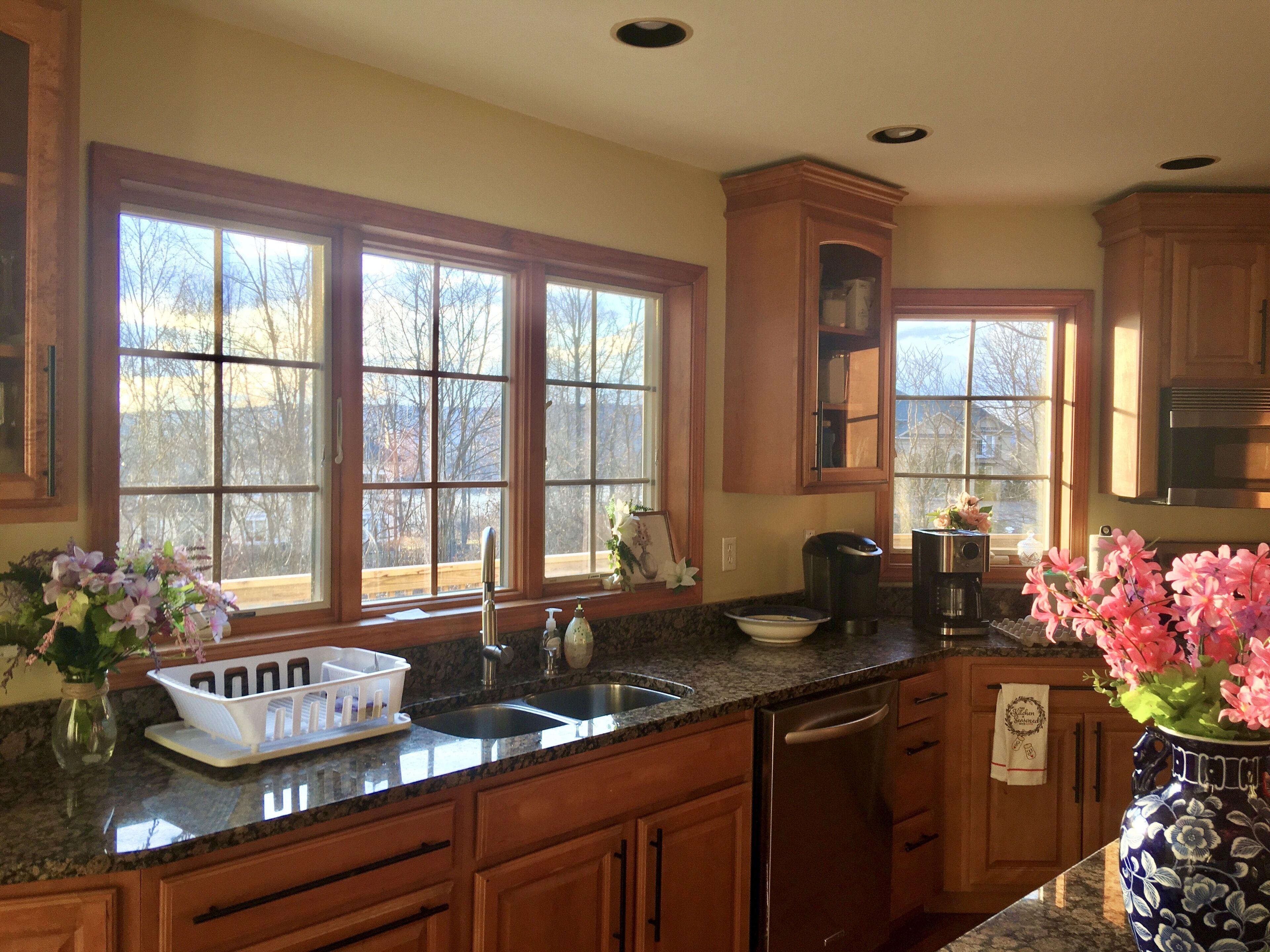 Sunny home sitting among the beautiful woods in Hyde Park, NY.