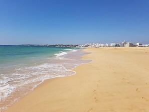 On the beach