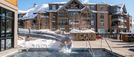Indoor pool, outdoor pool