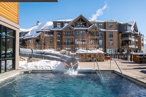 Indoor pool, outdoor pool