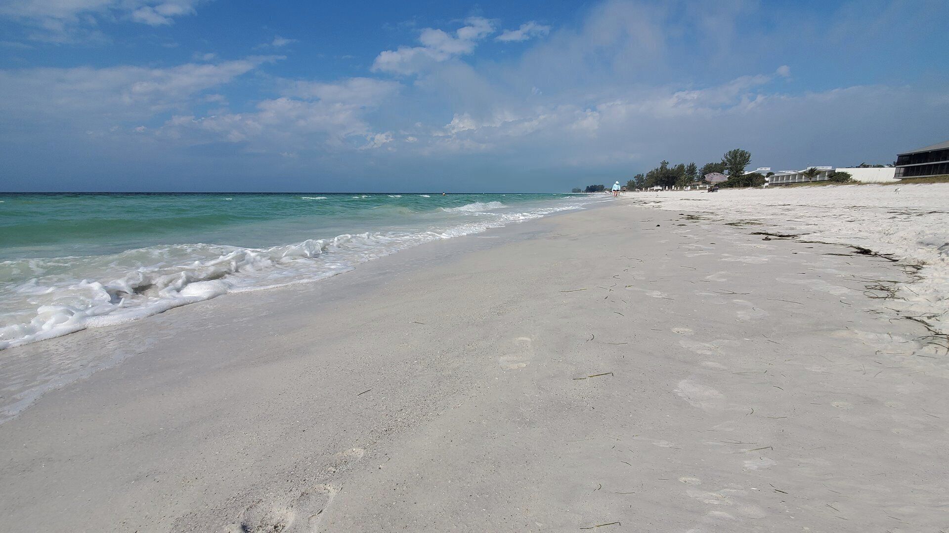 On the beach, beach towels