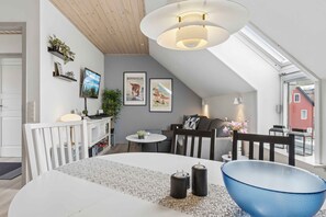 Dining - Holiday apartment with pool on Bornholm (Gudhjem)