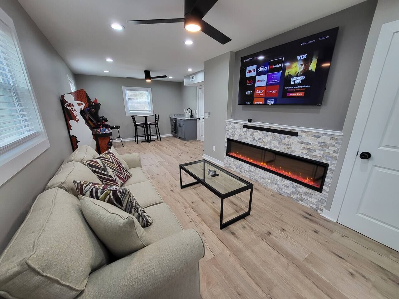 The Silver Stone w/ Covered Patio, Outdoor Kitchen and Amazing Game Area