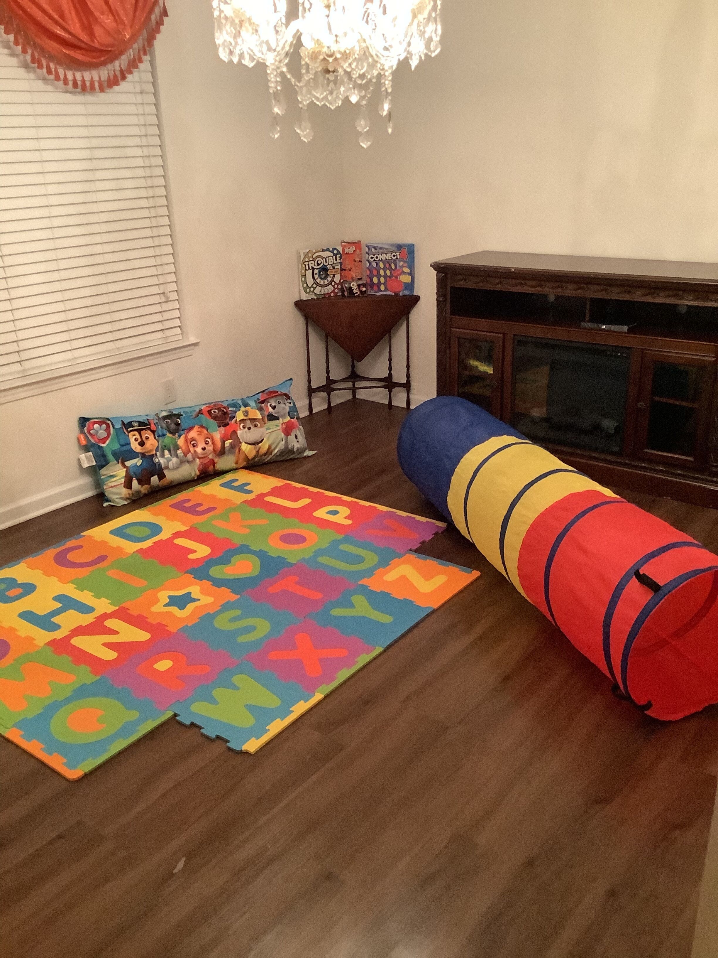 Entire home with jacuzzi and game room for relaxation.