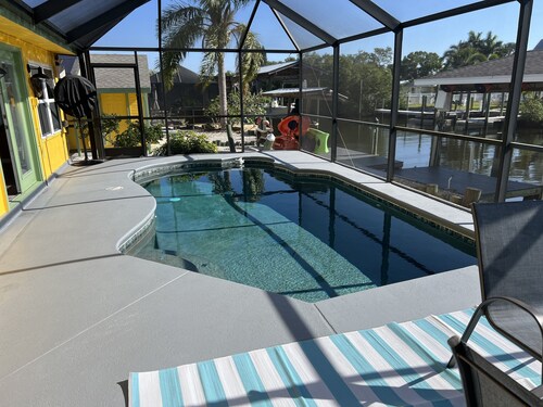 Florida waterfront home with pool and use of kayaks