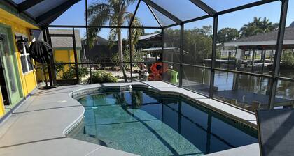 Florida waterfront home with pool and use of kayaks