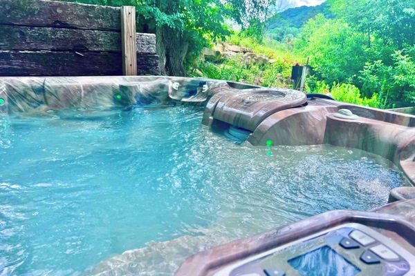 Idromassaggio all'aperto