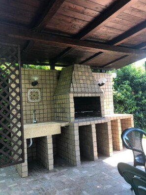 Terrace/patio - Villa swimming pool for exclusive use - wi-fi (Solarino)