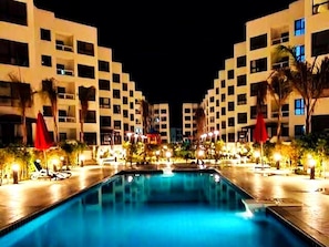 Pool - Beachfront Chalet in Porto Said with P Garden (Port Said Governorate)