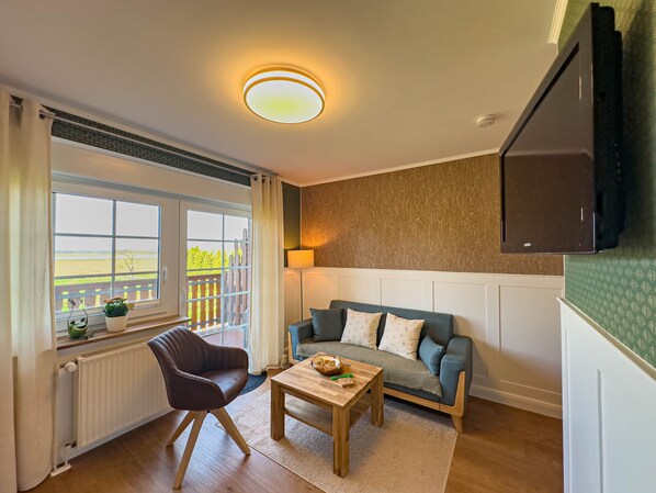 ダブルルーム エンスイート ("Heidestube") | 客室ごとに異なる装飾、客室ごとに異なるインテリア、デスク、WiFi (無料)