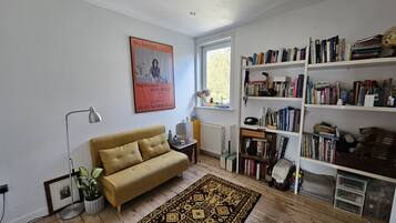 Smart TV, video games, DVD player, books