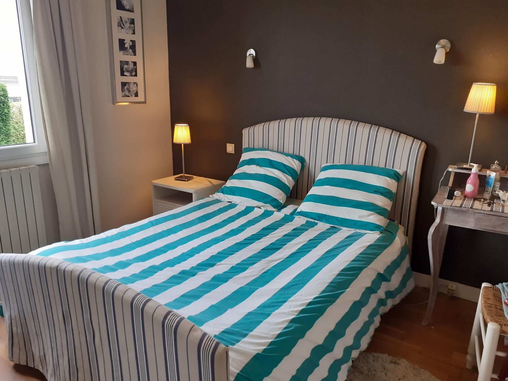 4 chambres, fer et planche à repasser, lit parapluie, Wi-Fi gratuit