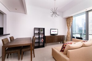 Apartment | 1 Schlafzimmer, laptopgeeigneter Arbeitsplatz, Verdunkelungsvorhänge