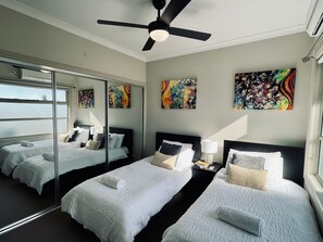 3 bedrooms, iron/ironing board, free WiFi, bed sheets