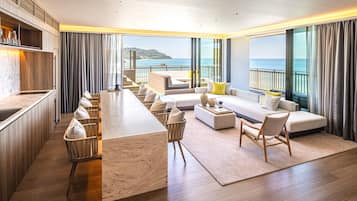 Suite Studio Présidentielle, non-fumeurs (The Seven Suite) | Coffres-forts dans les chambres, rideaux occultants, Wi-Fi gratuit