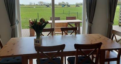 De Zeevonk, a wheelchair friendly apartment with a beautiful restfull view