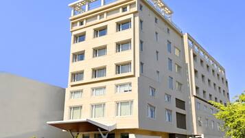 Overnatningsstedets facade