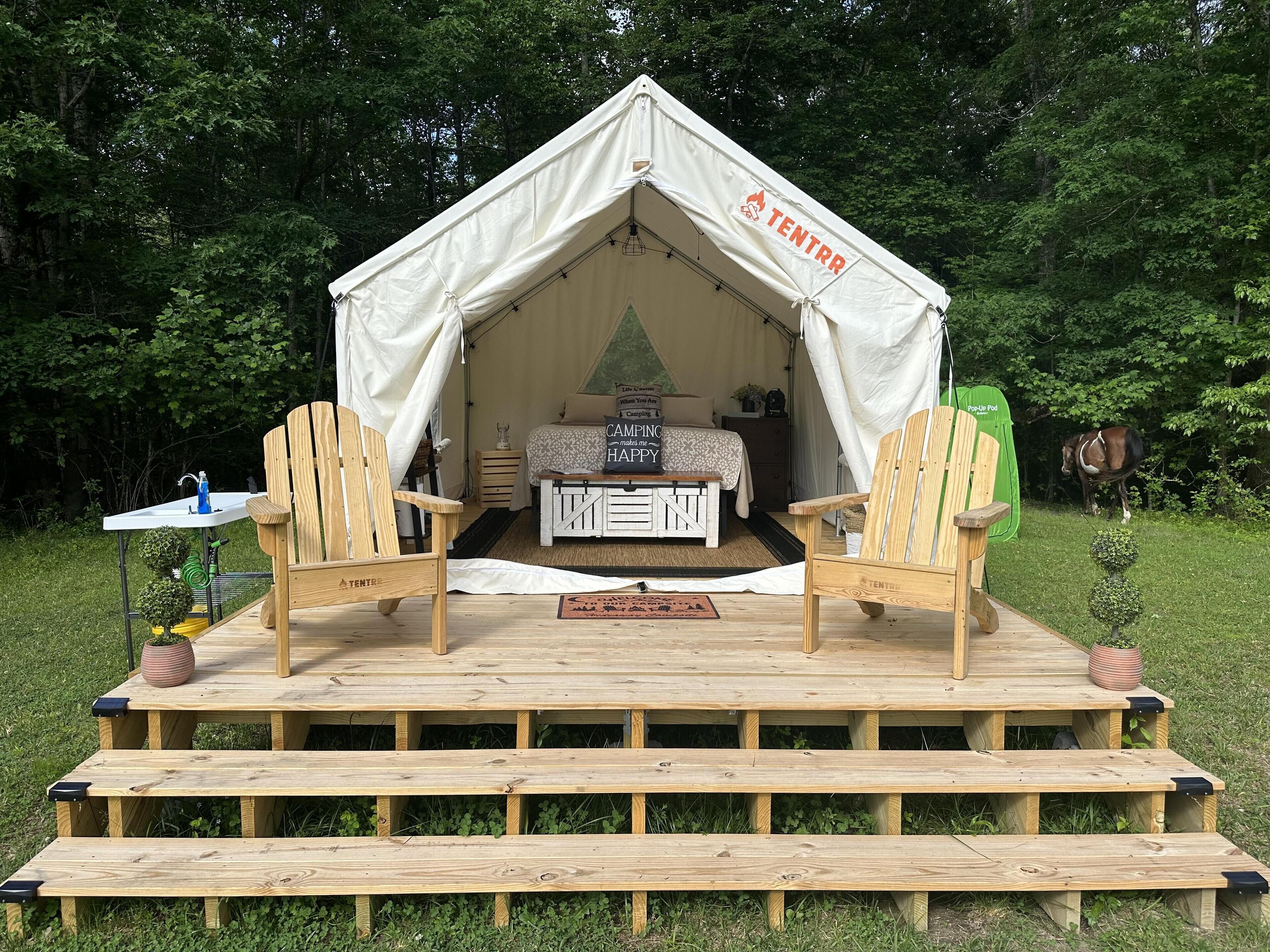 Tentrr Signature Site - Dahlonega Hideaway Farmstead Campsite