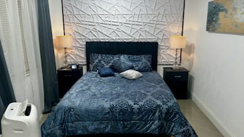 1 sovrum, strykjärn/strykbräda, gratis wi-fi och sängkläder