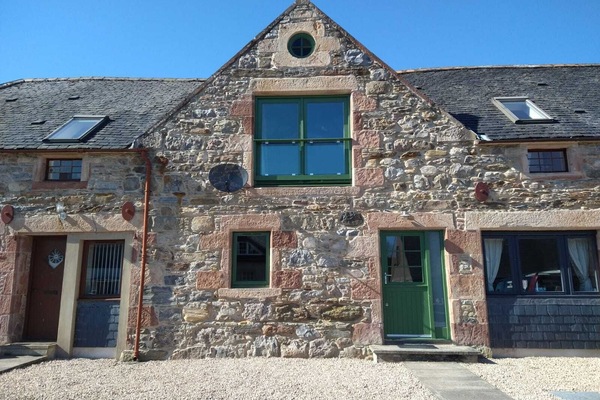 Front of the cottage. Please visit our website https:/SwordaleStays.com