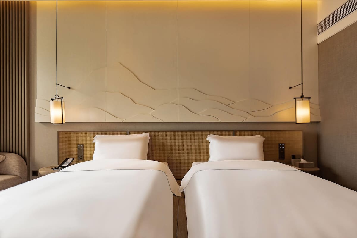 Superior Room, 2 Double Beds, City View | In-room safe