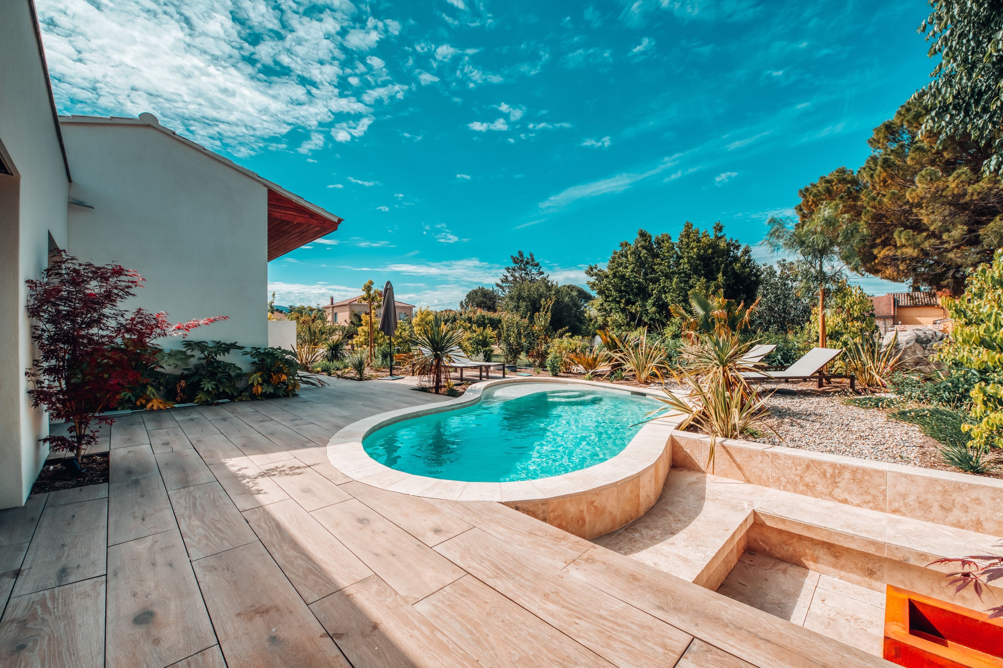 Udendørs pool, opvarmet pool