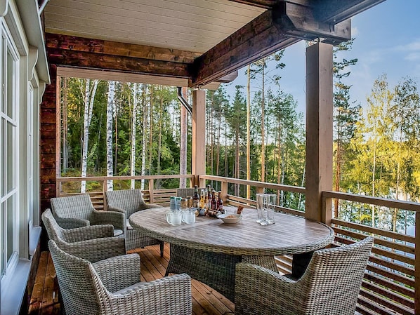 Outdoor dining - Vacation home Hapero by Interhome (Ristiina)