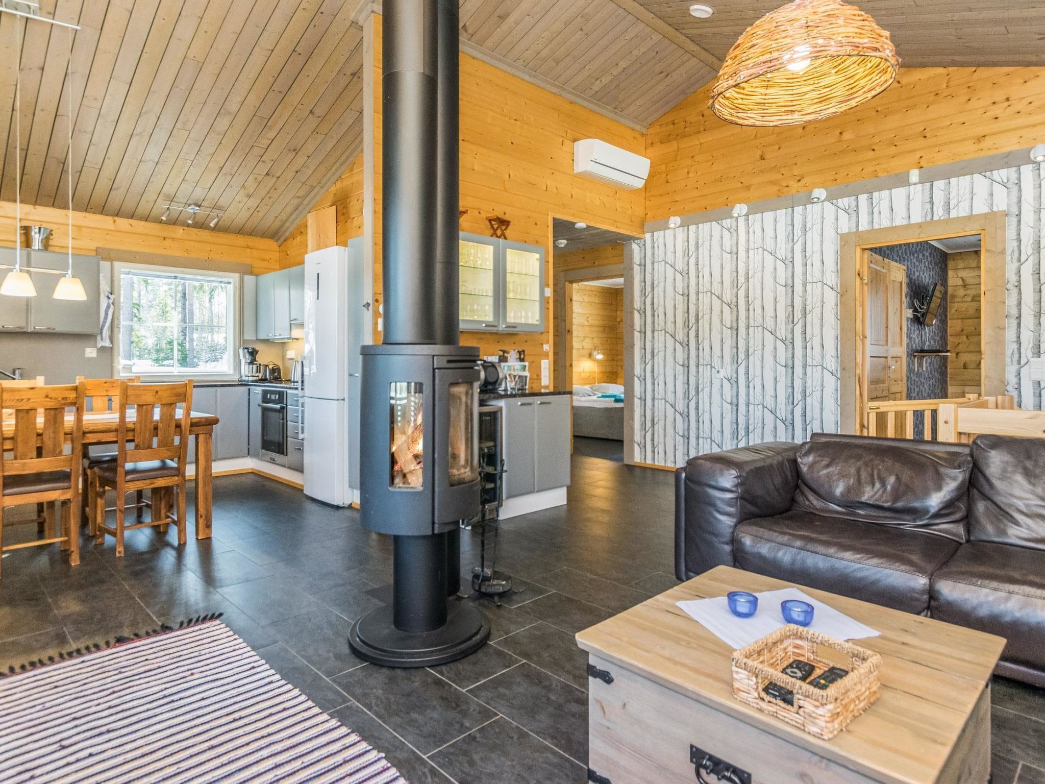 TV, fireplace, DVD player